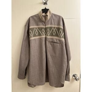 Umberto Bilancioni Italy‎ 100% Wool Sweater Jacket Size 50 Vintage Quiet Luxury